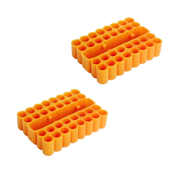 Soft PVC Screwdriver Bit Storage , 32 Holes Shank Holder for 6.35mm Drill Bits & Power Tool Tray