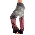 thumbnail image 1 of Soft Pajamas for Women Halloween Witch Print Loose Drawstring Pj Bottoms, 1 of 5