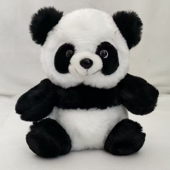 Soft Panda Bear Plush Stuffed Animal, Black and White Hugging Doll for Stress Relief, Cute Comfort Companion for Bed Sofa, Bedroom Home Decor, Birthday Gifts for Women