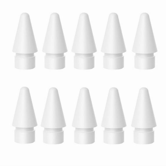 Soft Paperfeel Replacement Tips Compatible for Apple Pencil 1 2 Gen iPad Pro Pencil Noise Reducing Tablet Pen Nibs for iPencil 10PCS