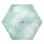 Soft Pastel Texture Folding Umbrella UV50+ Waterproof Sun Protection Auto Open Close Compact Fiberglass Frame