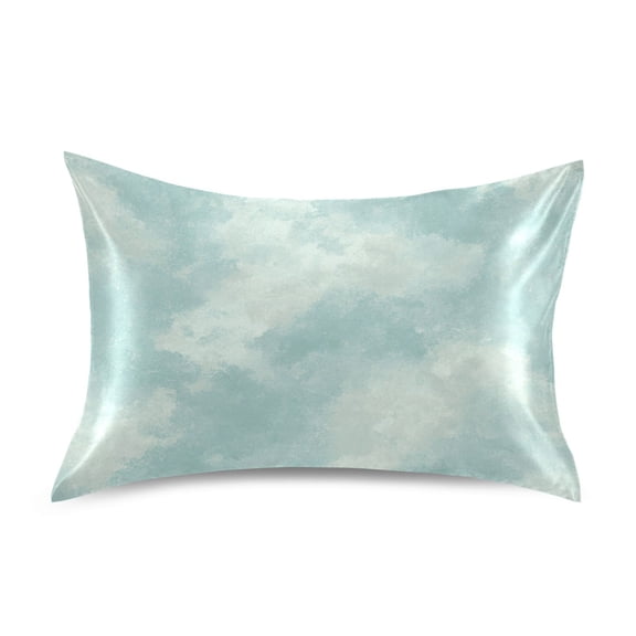 Soft Pastel Texture Luxury Silky Soft Pillowcase Standard Size Wrinkle Resistant Envelope Closure 20x26in