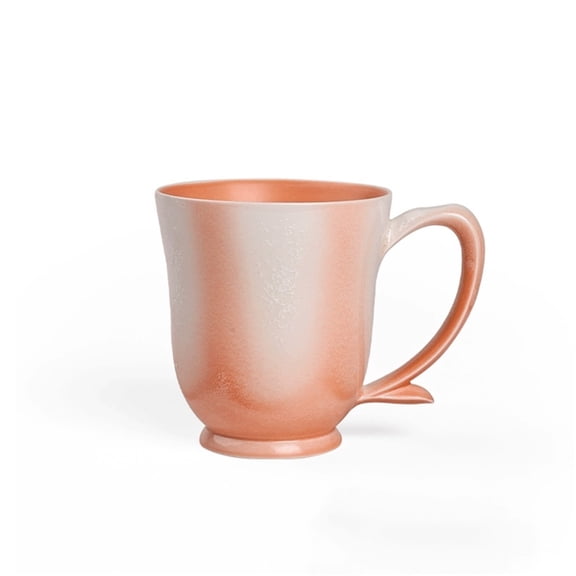 Soft Peach Colored Mug, Set of 1 Capacity 10.15 oz Ceramic Coffee Mug for Gifting to Girlfriends or Girlfriends