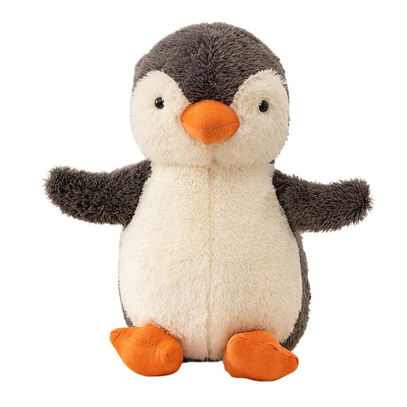 Soft Penguin Doll, Realistic Animal ed Figure with Comforting Texture, Cute Bird for Home Decor and Soothing Stress Relief Gift Idea