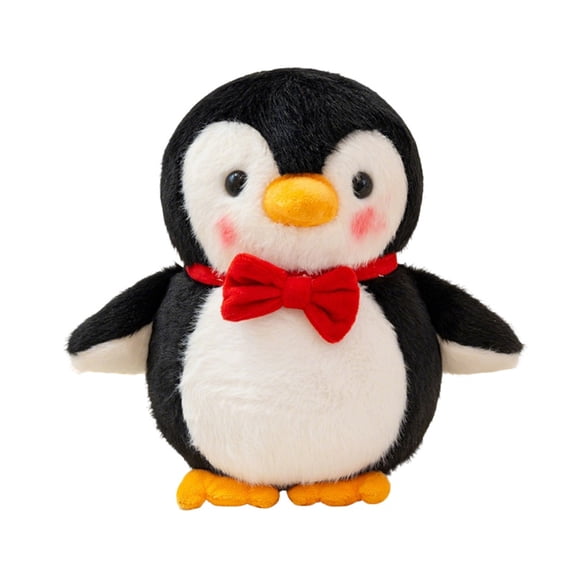 Soft Penguin Stuffed Animal Doll ,Creative Gentleman Bow Penguin Plush Toy Celebrating Valentine's Day Gift