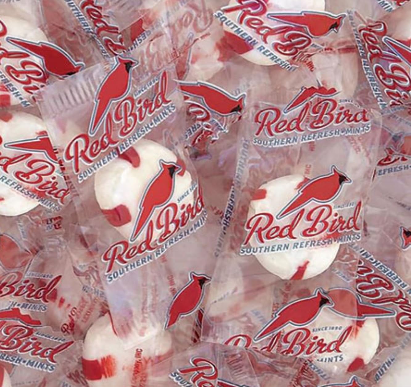 Soft Peppermint Candy Puff Mints Bulk, Individually Wrapped with Logo
