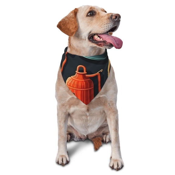 Soft Pet Bandana Triangle Scarf for Dogs Cats Washable Pet Bib Feeding Protection , Firefighting Items Firefighter Fire Fighter