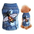 thumbnail image 1 of Soft Pet Jumpsuits Clothing Dog Jean Jacket Cool Shirt Breathable Spring Fashion Vest Clothing For Small Dogs Cats, 1 of 9