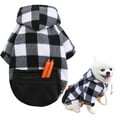 thumbnail image 1 of Soft Pet Jumpsuits Clothing Plaid Zipper Pocket Weiwang Size Dog Clothes Cat Pet Clothes Autumn And Winter New Supplies Chest Strap, 1 of 8