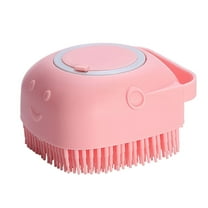 Soft Pet Take A Bath Rub Back And Shampoo Brush Shampoo Massage Dispenser Grooming Shower Brush, Xinsrenus Under $5! Soft Pet Take A Bath