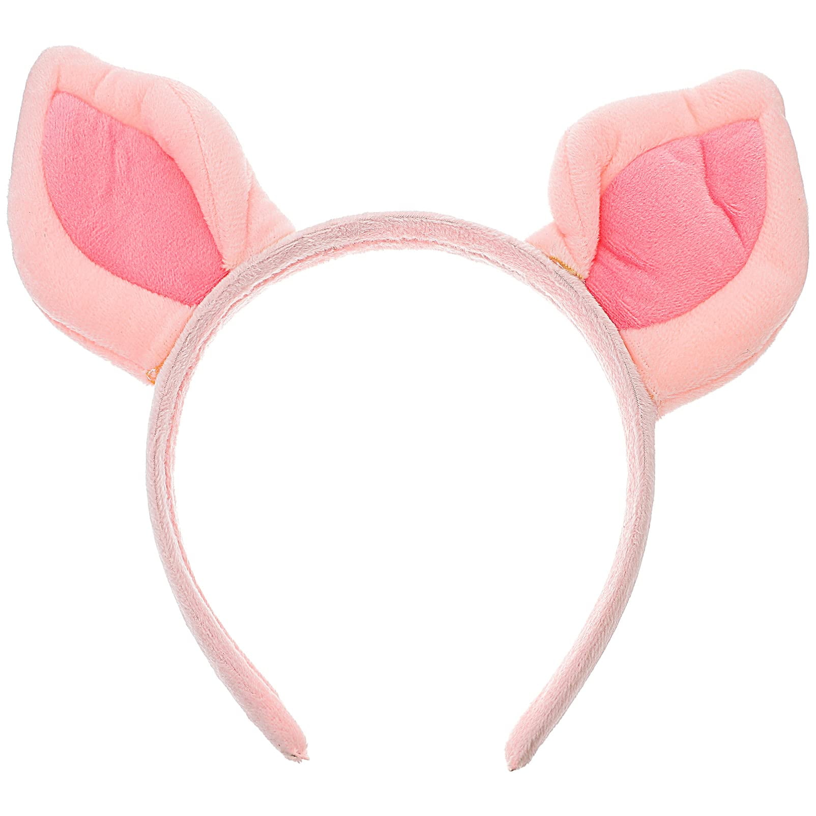 Soft Pig Ears Headband Animal Costume Cosplay Halloween Party Accessory for Kids and Adult