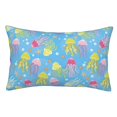 Soft Pillow Cases Luxury Cute Yellow Pink Jellyfish Pillowcases with