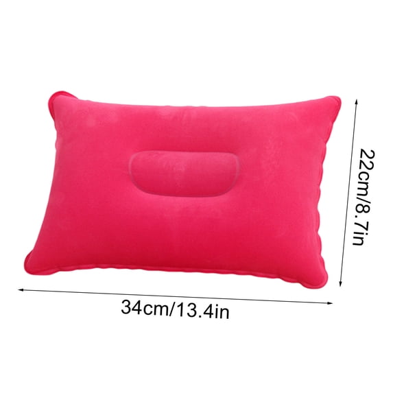 Soft Pillows for Sleeping Inflatable with Flocked Surfaces for Camping Travel Hiking Beach Outdoors Fishing, Travel Pillows for Sleeping Portable and Easy to Inflate
