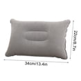thumbnail image 1 of Soft Pillows for Sleeping Inflatable with Flocked Surfaces for Camping Travel Hiking Beach Outdoors Fishing, Travel Pillows for Sleeping Portable and Easy to Inflate, 1 of 6