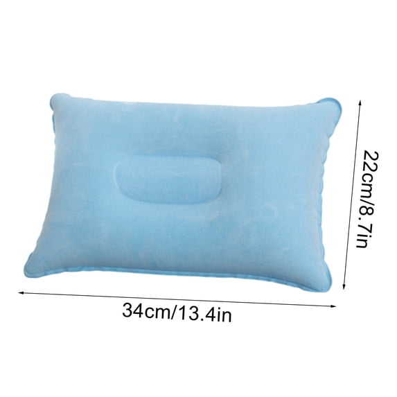Soft Pillows for Sleeping Inflatable with Flocked Surfaces for Camping Travel Hiking Beach Outdoors Fishing, Travel Pillows for Sleeping Portable and Easy to Inflate