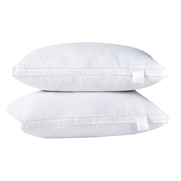Soft Pillows for Sleeping 29 in x 18.9 in Non-Collapsing Cotton Pillow Core with Breathable Microfiber Filling