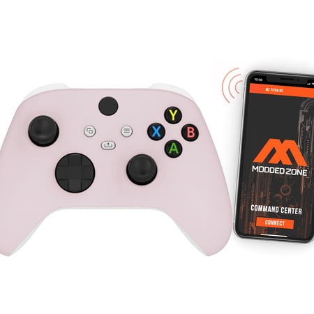 "Soft Pink Sakura" Xbox One X SMART Custom Rapid Fire Modded Controller.FPS mods. COD Warzone