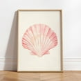 thumbnail image 1 of Soft Pink Seashell Print, Beachy Room Decor, Ocean Surf Poster, Coastal Granddaughter, Beach House, College Coconut Girl, Preppy Dorm Decor Wall Art, Modern Wall Decor, 16x24 UNFRAMED, 1 of 2