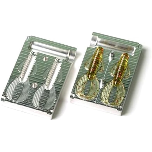 Soft Plasti Molds Lure Making Injection Molds Fishing Lures Rage Ned Bug 2.5'' Aluminium