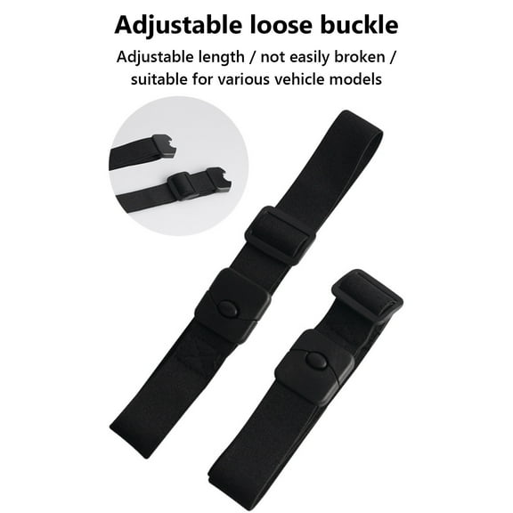 Soft Plastic Tissue Box Holder with Elastic Strap for Kitchen, Living Room, Bathroom, or Car