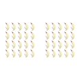 thumbnail image 1 of Soft Worms 2cm Lures Bass Fishing Baits Silicone Worm Lures with Hooks Biomimetic Maggot Earthworm Bait for Trout Crappie Panfish Bluegill Sunfish Freshwater Saltwater 40PC, 1 of 5