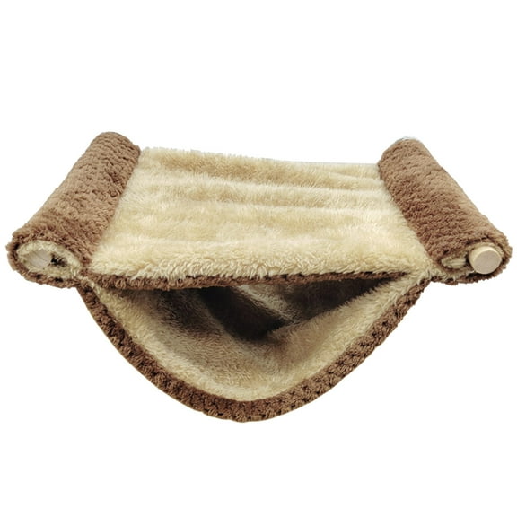 Soft Platform for Small Nest Plush Snuggle Hut Warm Hammock Tent Small Pet Winter Bed for Guinea Pigs Sugar Glide