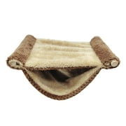 Soft Platform for Small Nest Plush Snuggle Hut Warm Hammock Tent Small Pet Winter Bed for Guinea Pigs Sugar Glide