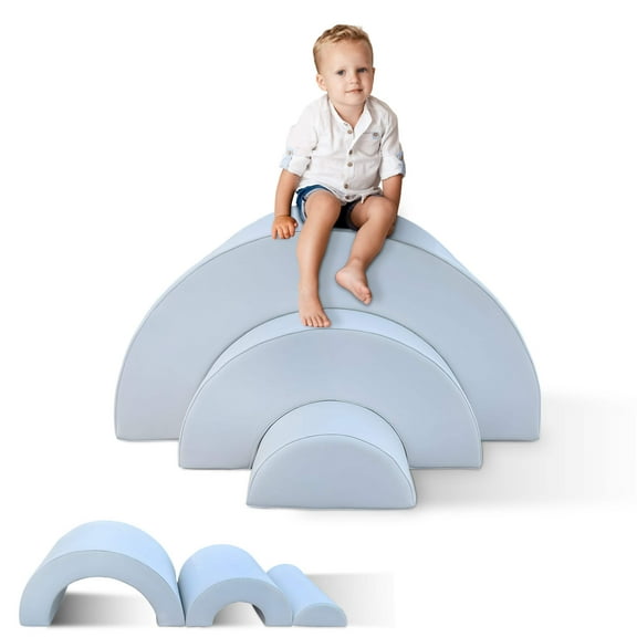 Soft Play 3-Sections Rainbow Bridge