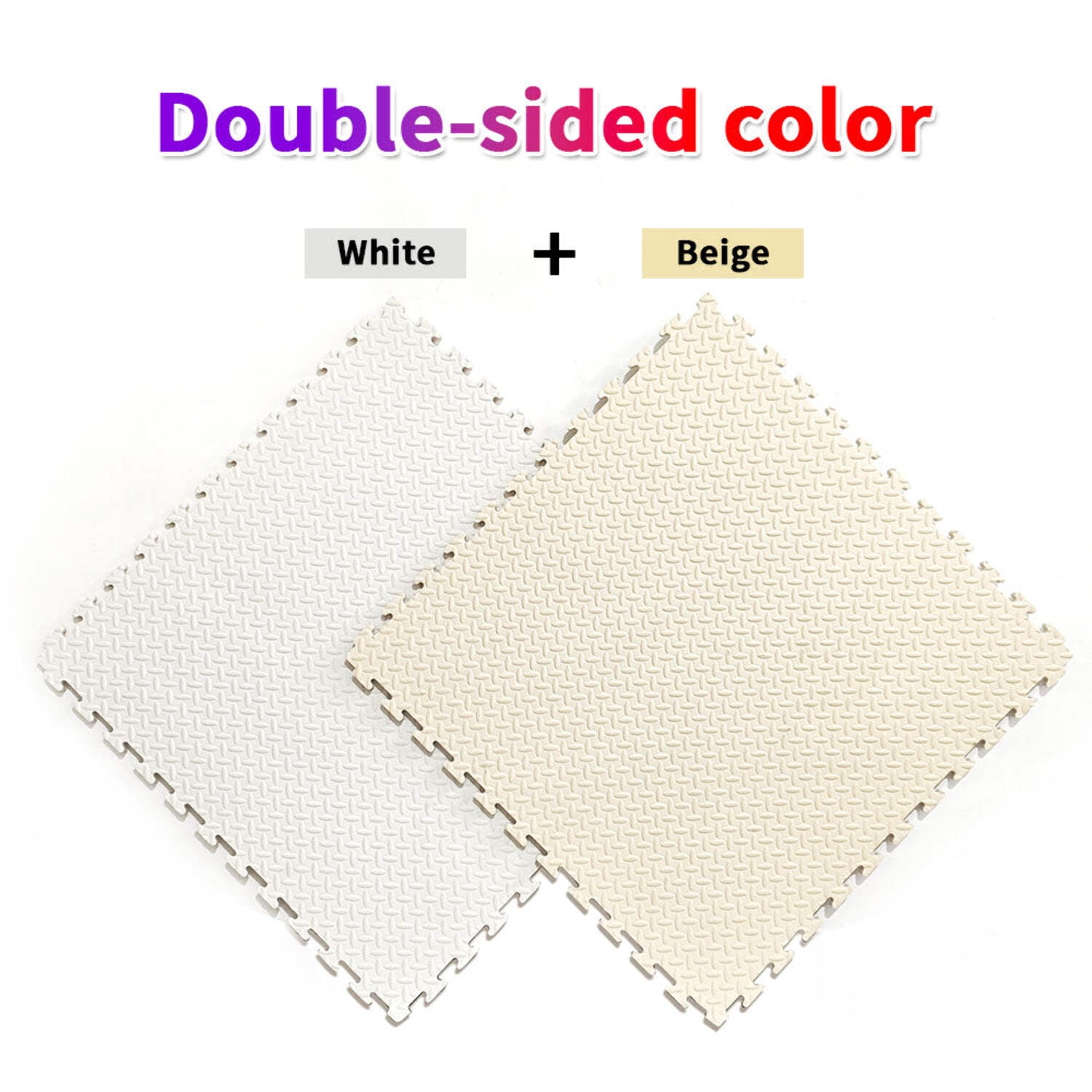Soft Play - Pack of SIX Reversible Big EVA Mats 3ft x 3ft x 0.75" Each