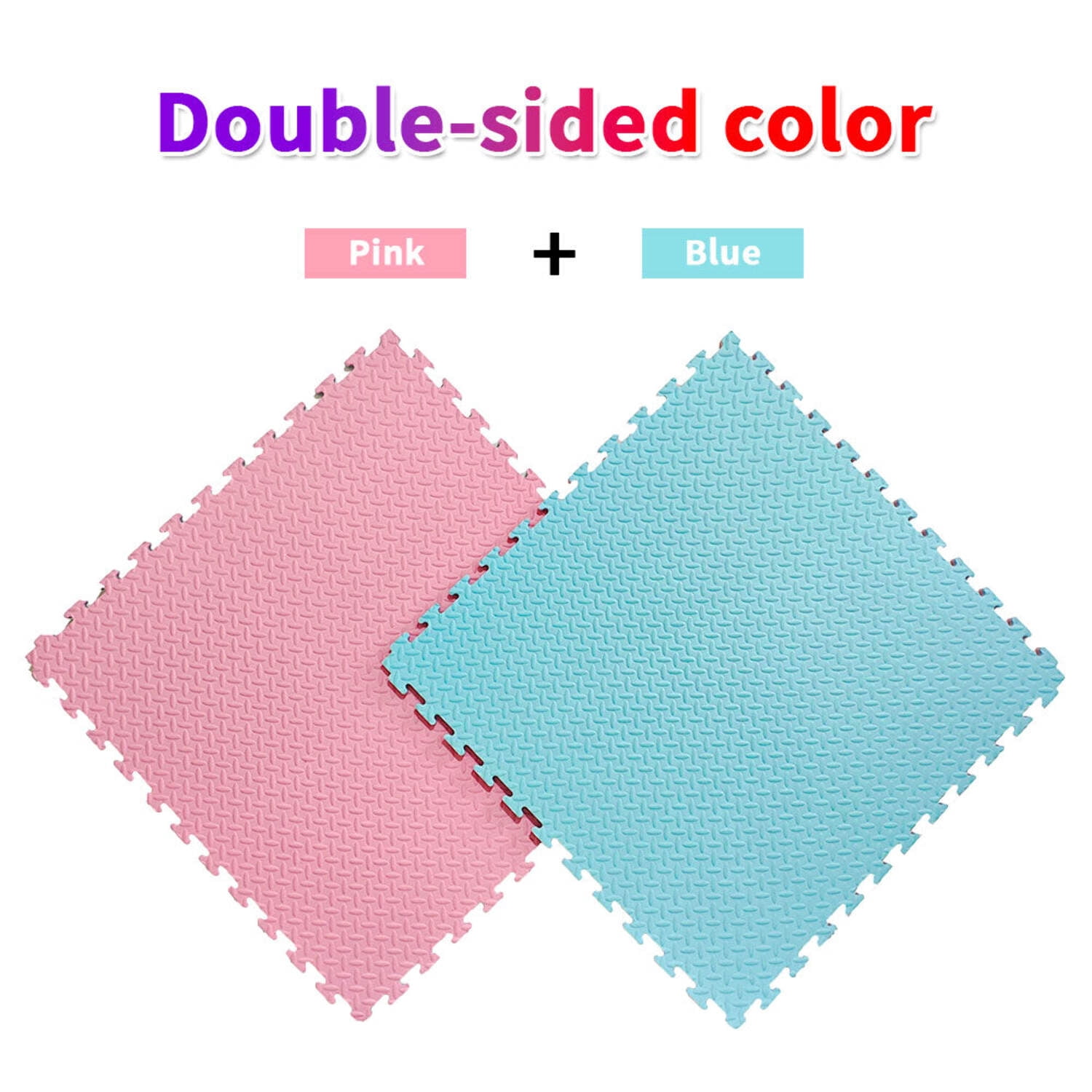 Soft Play - Pack of SIX Reversible Big EVA Mats 3ft x 3ft x 0.75" Each