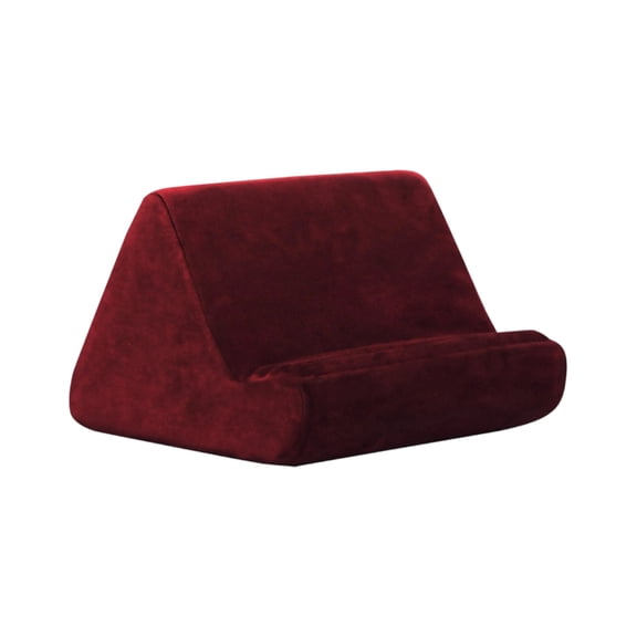 Soft Plush Adjustable Tablet Support Pillow Memory Foam Filled Tablet Cushion Stand for Flexible Viewing Angle