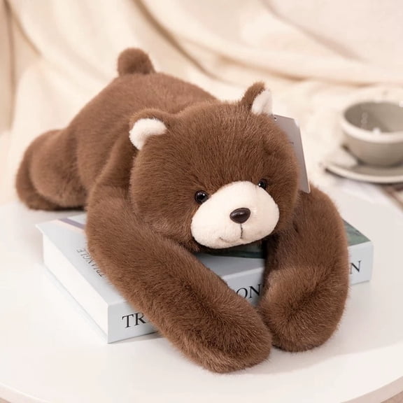Soft Plush Animal Toy Anxiety Relief Sleep Support Hugging Companion For Adults And Home With Movable Arms