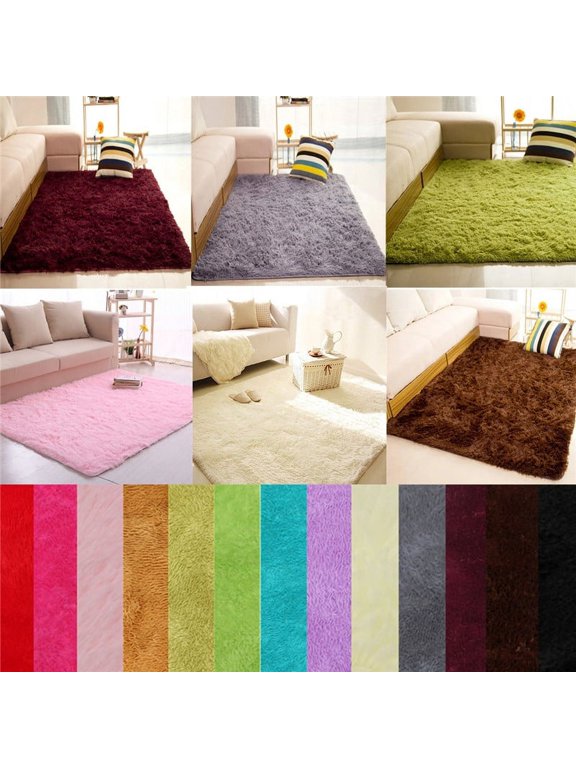 Soft Plush Area Rugs Carpet Fluffy Living Room Carpets for Living Room Bedroom Home Decorative
