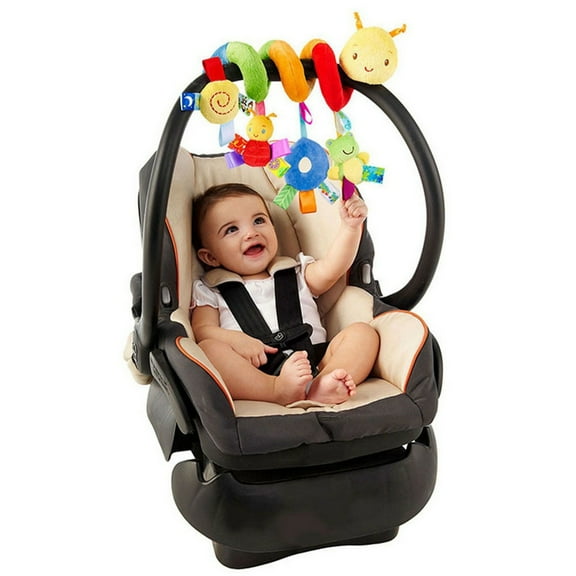 Soft Plush Baby Hanging Toy - Cuddly Crib Mobile with Gentle Rattle Sounds for Infant Development for Newborns & Toddlers