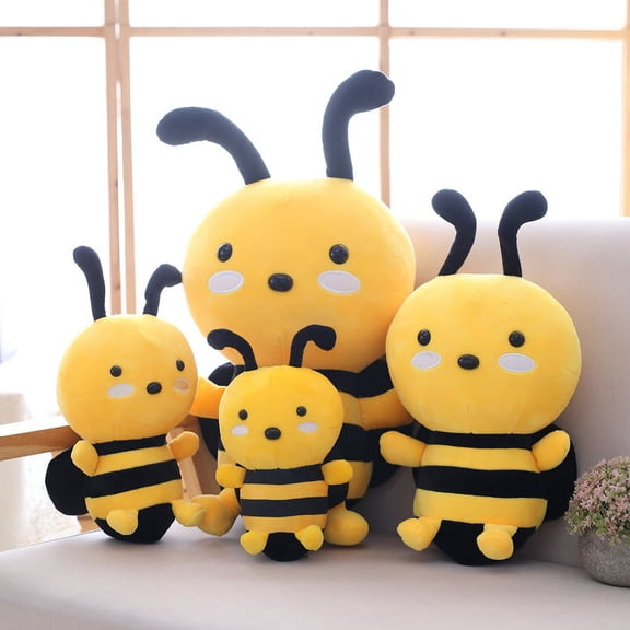 Soft Plush Bee Stuffed Toy – Cute Insect Figure, Party Favor & Gift for Little Fans