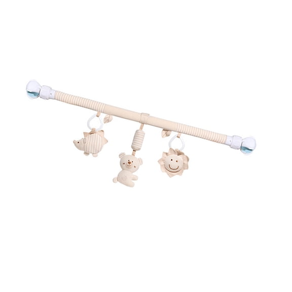 Soft Plush Bells Toy Organic Cotton Infant Crib Mobile Machine Washable Sensory Development Activity