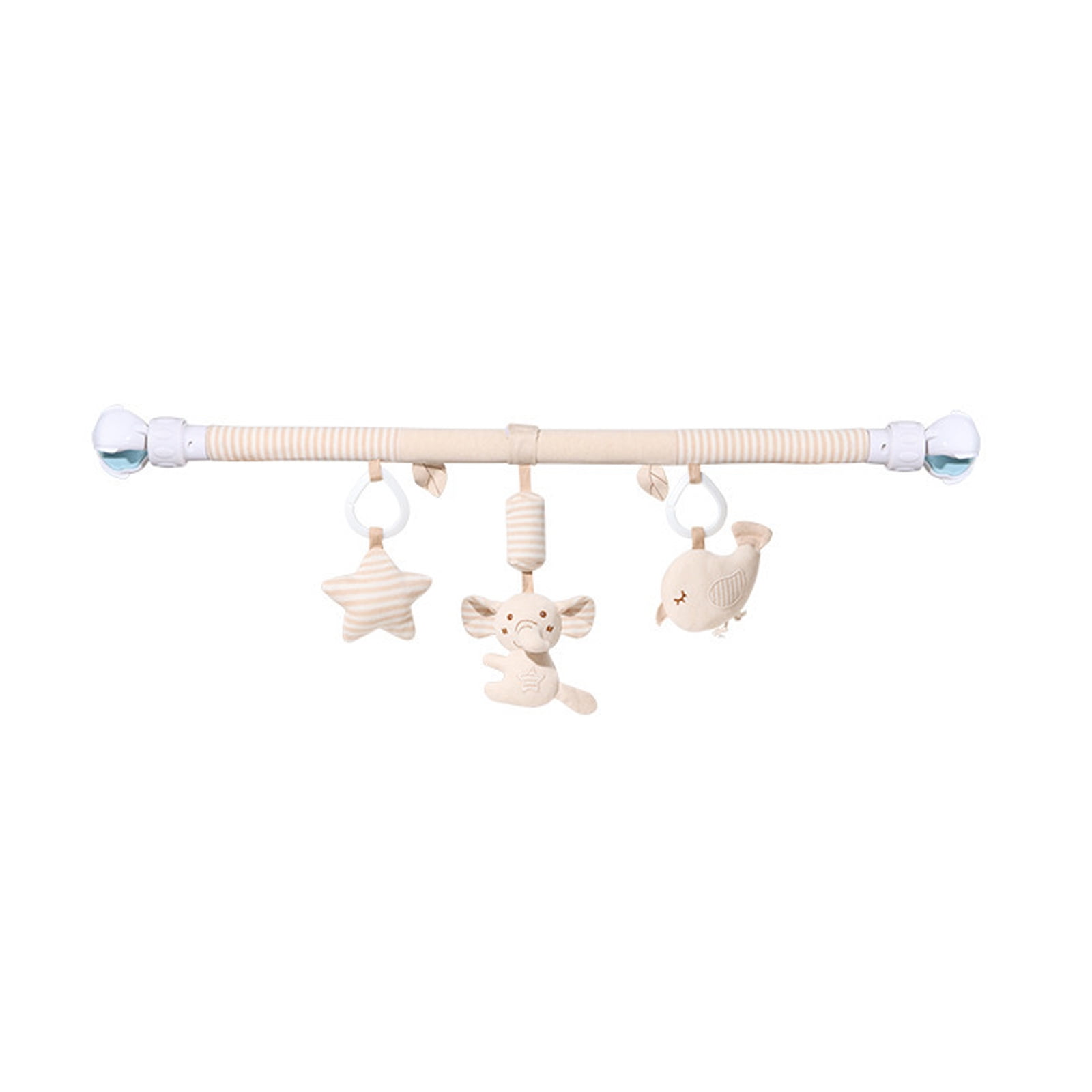 Soft Plush Bells Toy Organic Cotton Infant Crib Mobile Machine Washable Sensory Development Activity