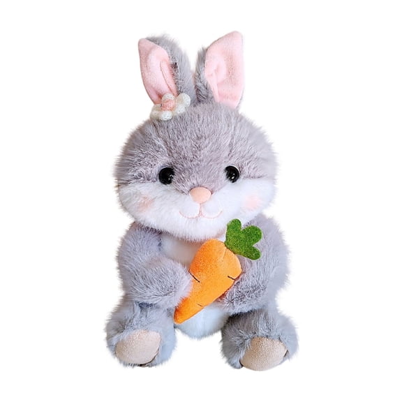 Soft Plush Bunnies Stuffed Animals, 9.8" Small Bunny Rabbit Easter Cartoon Toy Dolls for Kids Easter Birthday Gift