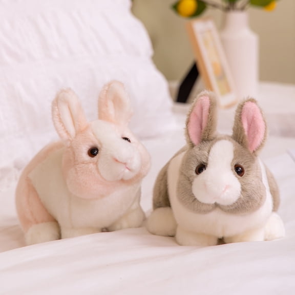 Soft Plush Bunnies Stuffed Animals  Easter Cartoon Toy Dolls for Kids Children Birthday Gift-Soft &Snuggly Companion