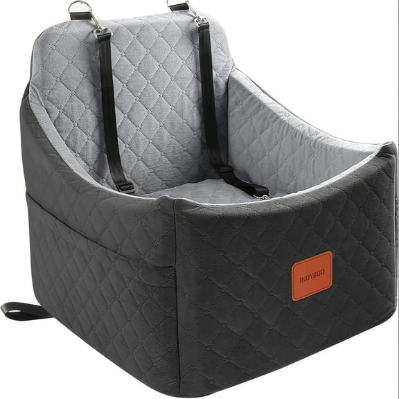 Soft Plush Car Seat for Dogs, Dog Car Seat with Furry Cover, Pet Car Seat for Dogs, Dog Travel Seat