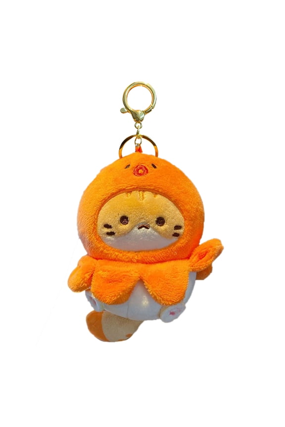 Soft Plush Cats Dolls Keychain Lovely Dolls Charm Colorful Keychain Accessory Suitable for Girls and Adults Present