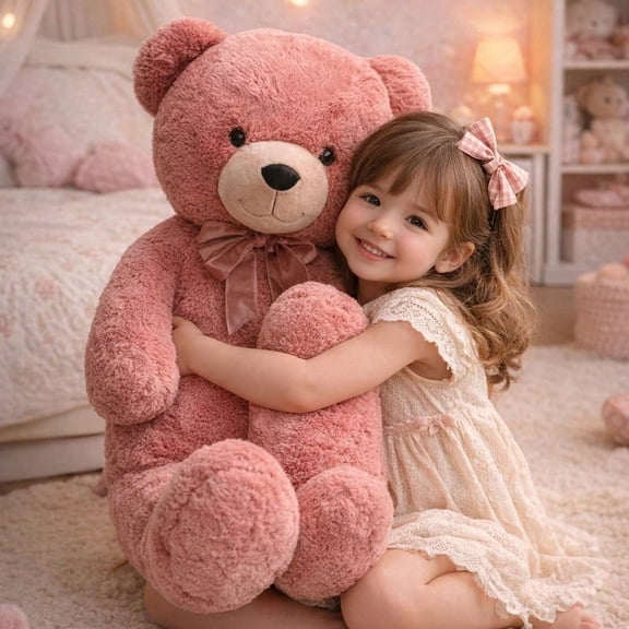 Soft Plush Cute Teddy Bear Toy 35.4in Large Cute Stuffed Animal Gift