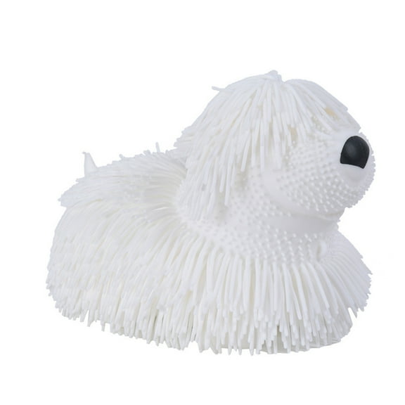 Soft Plush Dog Toy With Long Fluffy Hair And Soft Tpr Rubber For Stress Relief, Interactive Squeeze And Chew Toy For All Dog Sizes, Safe For Children Aged 3+ And Endless Play