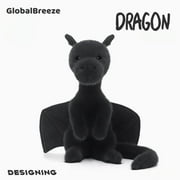 Soft Plush Dragon, Cute Stuffed Animal, Fantasy Creature Plushie, Decorative Plush Pillow, Cozy Cuddly Plush Toy, Collectible Plush Decor for Home Bedroom Sofa