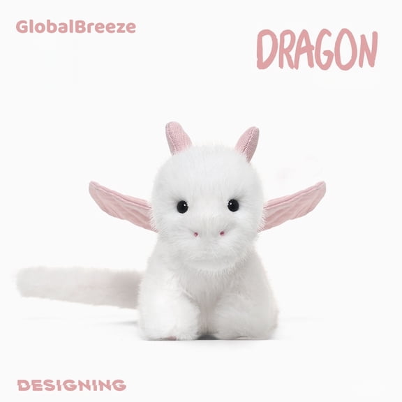 Soft Plush Dragon, Cute Stuffed Animal, Fantasy Creature Plushie, Decorative Plush Pillow, Cozy Cuddly Plush Toy, Collectible Plush Decor for Home Bedroom Sofa