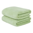 thumbnail image 1 of Soft Plush Fleece Bath Towels Set in 2 Packs Finest & Comfort, 60"x30" ,Solid Colors, 1 of 5
