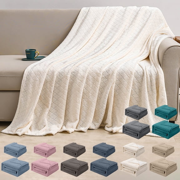 Soft Plush Fleece Summer Cooling Comforter Diamond Quilted Lightweight Blanket Breathable for Office Napping Bedroom S Gray