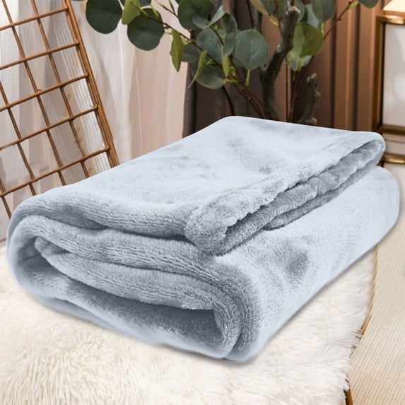 Soft Plush Fleece Throw Blanket with Sherpa Backing,Cozy Fluffy Textured Knit Design,Lightweight Warm Blanket for Couch Bed Sofa,All Season Use for Home office Travel,Decorative Blanket