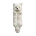 thumbnail image 1 of Soft Plush Fox Pencil Case with Faux Fur - Kawaii Pen Pouch & Cosmetic Bag, Compact Storage Organizer, Gift for Teens White, 1 of 5