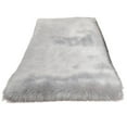 thumbnail image 1 of Soft Plush Fur Area Rug 2 x 4ft Shaggy Fluffy Rugs Gray Rectangular Carpet Floor Mat for Bedroom Living Room Nursery Modern Decor, 1 of 7